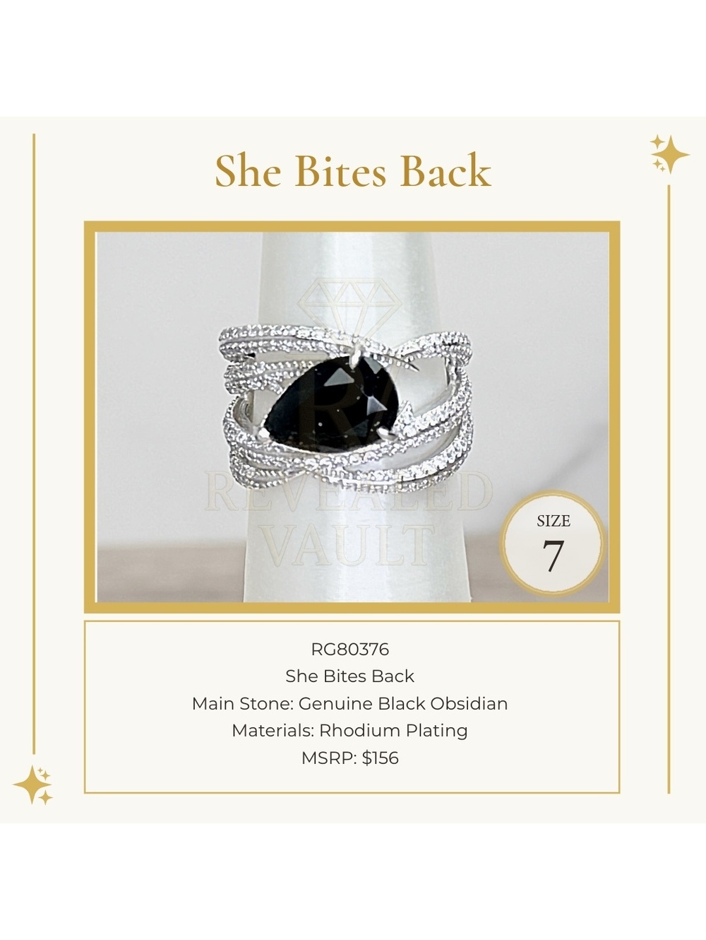 She Bites Back - Size 7 - Obsidia